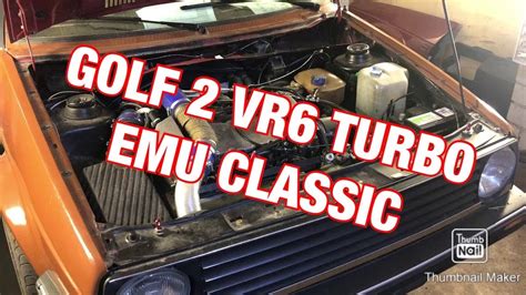 Golf 2 Vr6 Turbo Hgp Turbokit Emu Classic Youtube