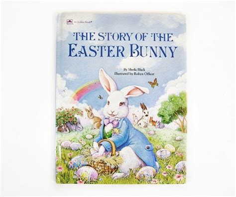 The Story Of The Easter Bunny Book Childrens Golden Book Etsy Bunny