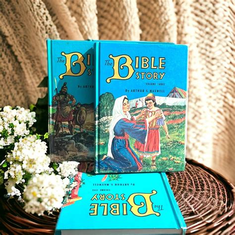 Bible Story Books Arthur Maxwell Illustrated 1953 Complete Set Vol 1 10