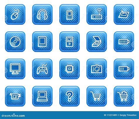 Electronics Web Icons Stock Vector Illustration Of Icons 11221489