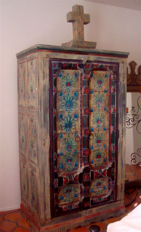 Heavy Mexican Armoire Home Decor Furniture Living Room Ornaments