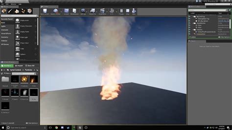 Fire Particle System In Ue4 Youtube