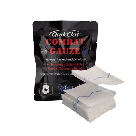 QuikClot Combat Gauze LE Z Fold Chinook Medical Gear