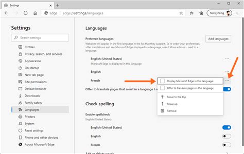 How To Add Or Change Display Language In Microsoft Edge Windows My