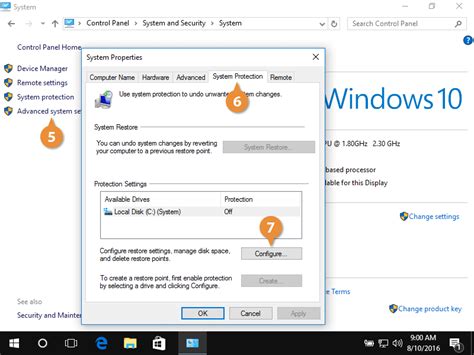 Windows 10 System Restore Customguide
