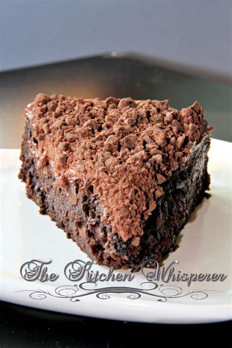 Chocolate Zucchini Brownie With Old Fashioned Chocolate Frosting Recipe Chocolate Zucchini