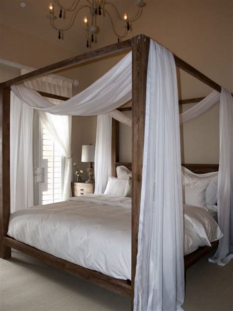 21 simple bedroom ideas saying no to traditional beds. Canopy Bed Curtains Ideas - Homey Like Your Home