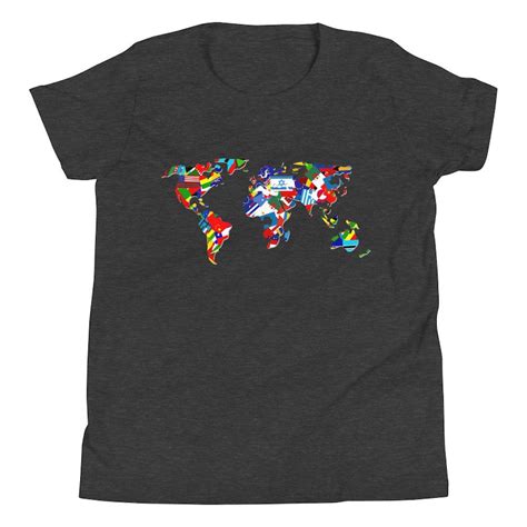 World Countries T Shirt Kids Shirt Shirts For Boys Kids Etsy