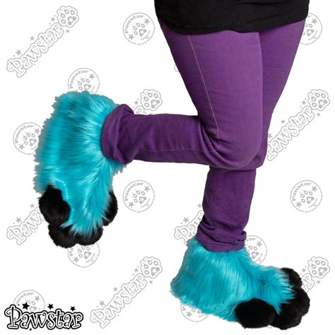 Accessories 3503 Pubk Pawstar Mini Fox Tail Purple Furry Halloween