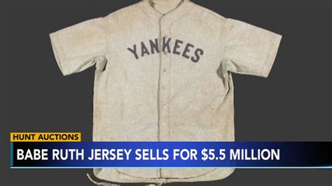 Babe Ruth Yankees Jersey Becomes Most Expensive Piece Of Sports Memorabilia Sold At Auction