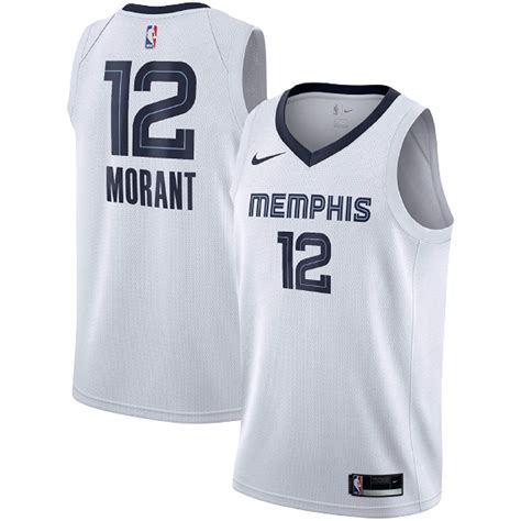 Ja Morant Memphis Grizzlies Jersey White — Sportswrldd