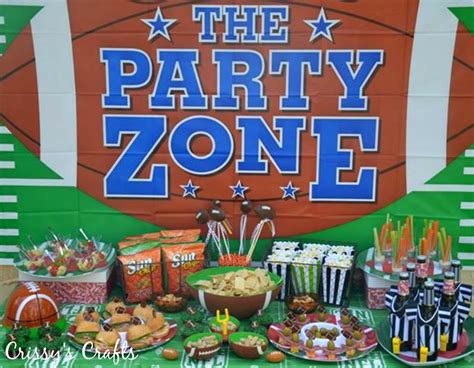 Crissys Crafts Superbowl Party Ideas