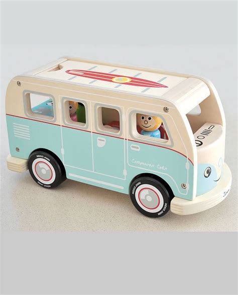 Classic Iconic Camper Van Wooden Toy By Jammtoys Quality Wooden Toys