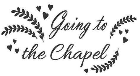 Custom Wedding Sign Going to The Chapel Wedding Decal Custom Wedding Decal Wedding Graphics ...