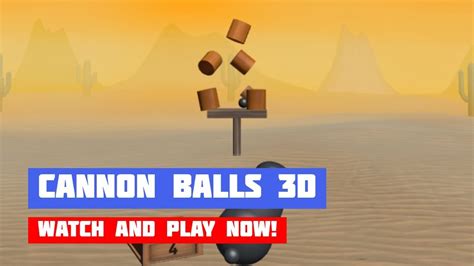 Cannon Balls D Game Gameplay YouTube