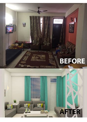 Living Room Designer With Small Budget Big Makeover At Rs