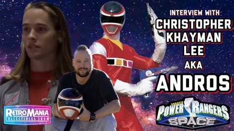 Christopher Khayman Lee Andros Of Power Rangers In Space Interview At