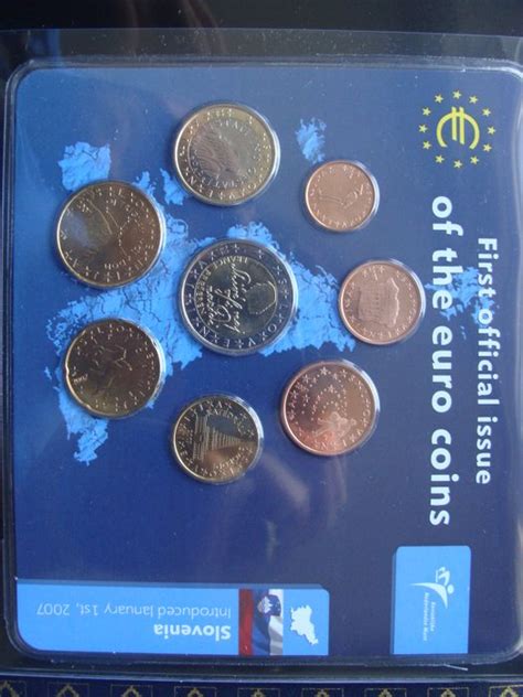 Europe Annual Coin Set First Official Issue Of The Euro Coin Series