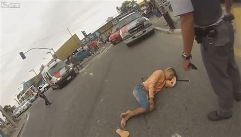 Graphic Video Biker In Brazil Captures Video Of Gunman Stealing His