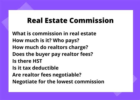 Realsav Commission In Real Estate Complete Qanda