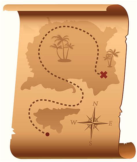 Treasure Map Clip Art Vector Images And Illustrations Istock
