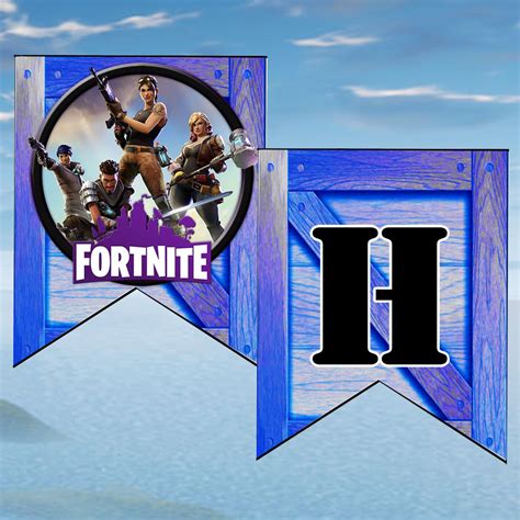 Fortnite Birthday Banner Free Printable Health