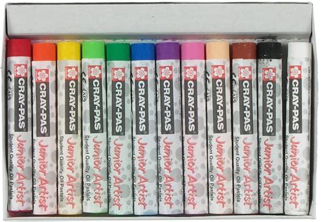 Sakura Xep12 Cray Pas Junior Artist Oil Pastels 12 Count Assorted