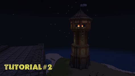 Minecraft Tutorial Leuchtturm Bauen Build A Lighthouse 2 Youtube