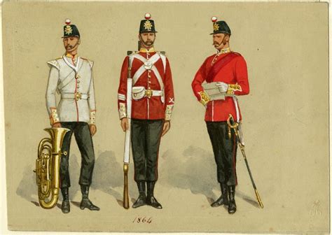 The 26th The Cameronians Regiment Of Foot 1864 Military Bands