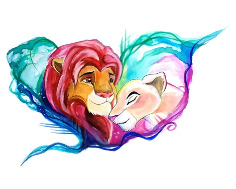 Simba And Nala Fan Art Lion King Tattoo King Tattoos Disney Sleeve