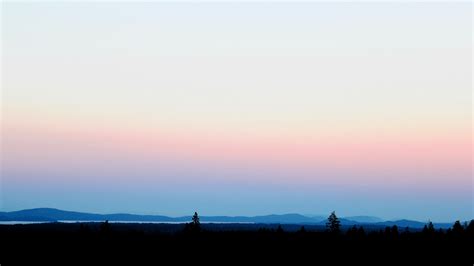 Download 1920x1080 Wallpaper Sunset Horizon Clean Sky Nature Full