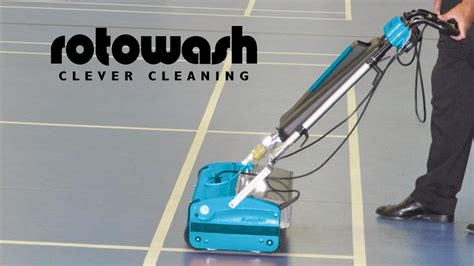 Rotowash Hard Surface Floor Cleaning Machine Youtube