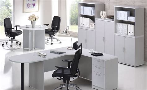 Focus Tnl Office Concept Light Grey Color System Furniture