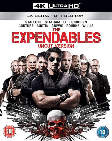 Expendables 4k Ultra Hd Blu Ray 2 Disc Import Film Cdon