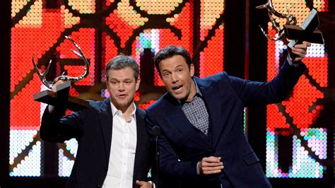 Matt Damon And Ben Affleck S Bromance Was On Full Display At Guys Choice Awards