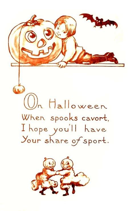Halloween Poems Halloween Text Vintage Halloween Images Halloween