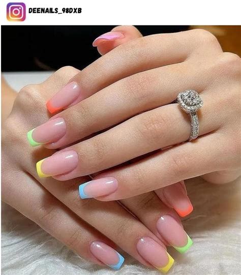 53 Ultra Modern Rainbow French Tips For 2023 Nerd About Town