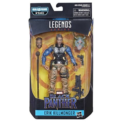 Marvel Legends Series Black Panther Erik Killmonger Figure Hasbro Pulse