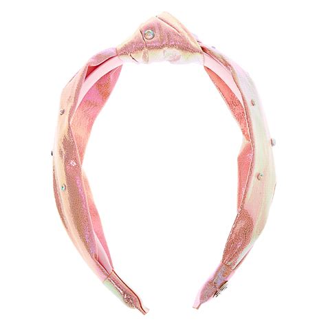 Jojo Siwa Knotted Headband Light Pink Claires Us