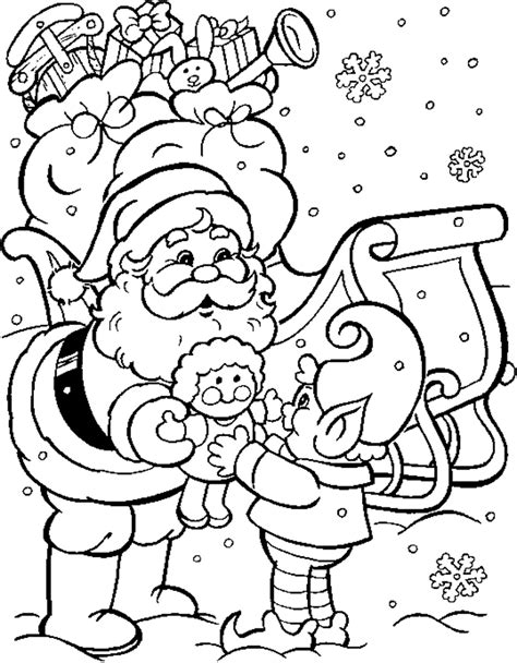 Xmas Coloring Pages Free Printable Coloring Home