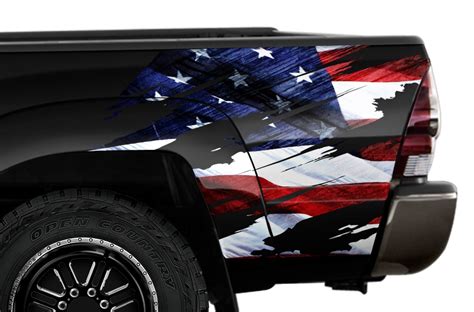 Decals for cars, decals for muscle cars and stripe graphics are universal in vehicle graphics usage. Toyota Tacoma 05-15 Vinyl Graphics for Bed Fender