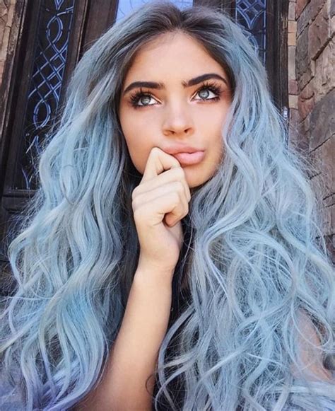 Best 25 Blue Grey Hair Ideas On Pinterest Blue Gray Hair Silver