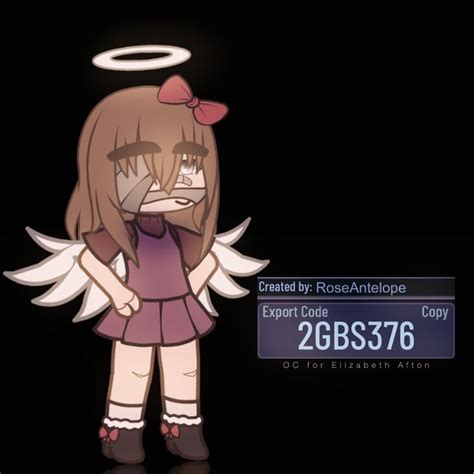 OC for Elizabeth Afton! 🩹 in 2021 | Afton, Club outfits, Anime fnaf