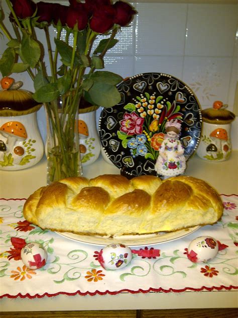 Hungarian Easter Braided Bread Magyar HÚsvÉti Fonott KalÁcs Food