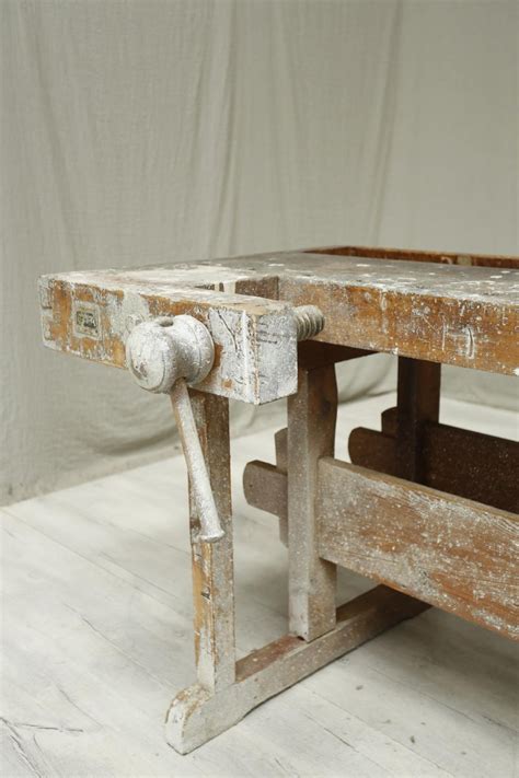 Vintage Swedish Industrial Workbench For Sale At Pamono