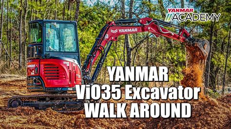 Yanmar Vio35 Excavator Walk Around Youtube