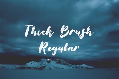 It usually involves a nibbed pen ✒️ or brush 🖌️. Thick Brush Calligraphy Font / Thick Calligraphy - iPad ...