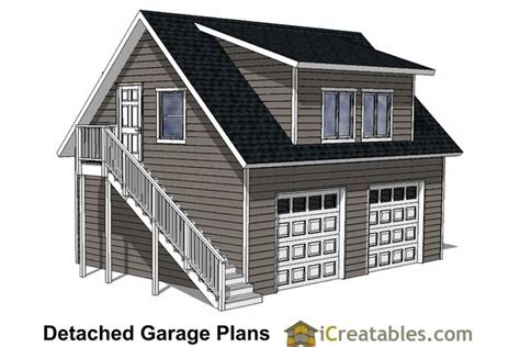 Diy 2 Car Garage Plans 24x26 And 24x24 Garage Plans Shed Plans With