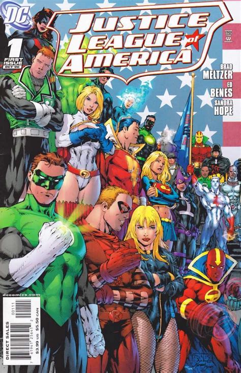 Justice League Of America 2006 1 Vf Cover A Ed Benes Jla Silver