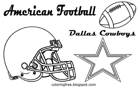 Dallas Cowboy Coloring Sheets Printable Coloring Pages